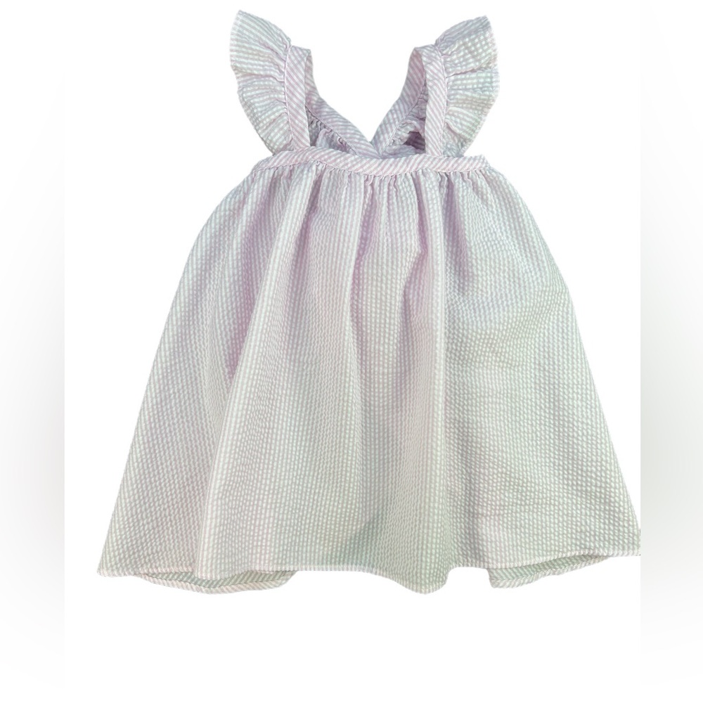 EDGEHILL COLLECTION Sleeveless Seersucker Dress - 2T